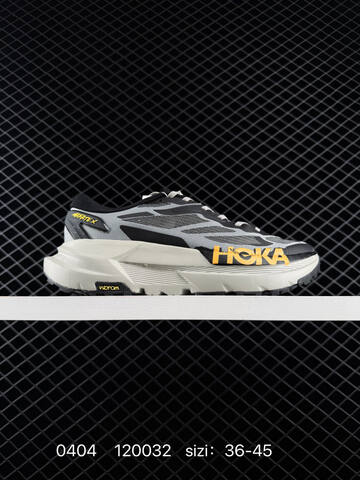 HOKA ONE ONE Mafate X Black Grey Yellow White EU 36-45 Trail Shoe Trail Running Sneakers Unisex BS-86266