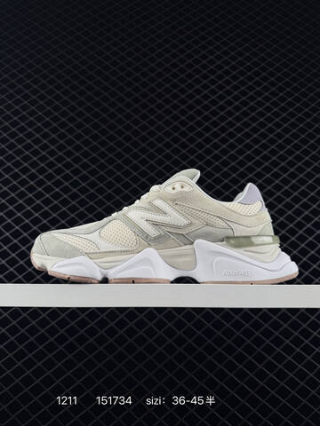 New Balance 9060 Off White Light Grey Light Green White Pink EU 36-45 Sneaker Unisex BS-82495