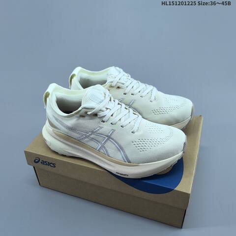ASICS GEL-KAYANO 31 PLATINUM White Coral Neon Lime Mint EU 36-45 Running Shoe Running Sneakers - Unisex (BS-69127)