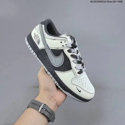 Nike Dunk SB Low Off White Dark Grey Light Grey Black EU 36-45 Skate Shoe - Unisex BS-60372