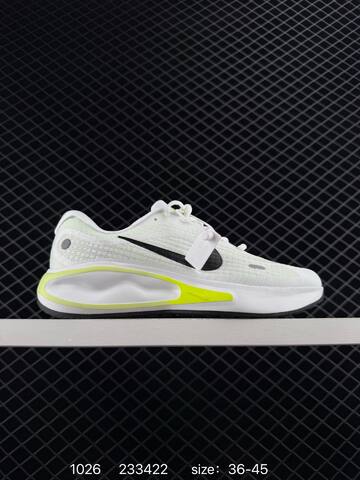 Nike Journey Run White Volt Black EU 36-45 Running - Unisex (BS-74555)