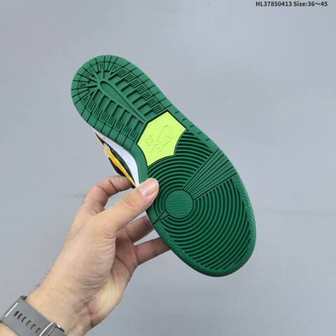 Nike SB Dunk Low Pro Blue Yellow Black White Green EU 36-45 Skate Shoe - Unisex (BS-60767)