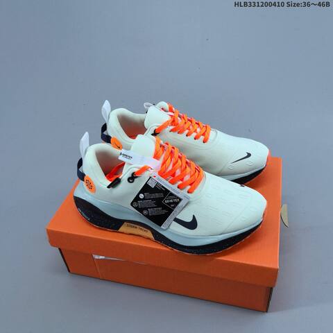 Nike ReactX Infinity Run 4 GTX Black White Grey Neon Orange EU 36-46 Running Shoe - Unisex BS-60827