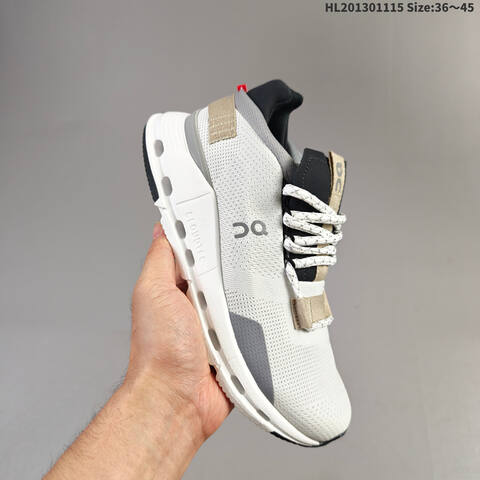 On Cloudsurfer Max Black White Beige Gray EU 36-45 Running Shoe Running Sneakers - Unisex (BS-69816)
