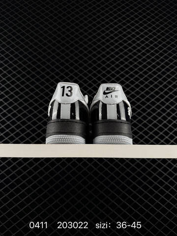 Nike Air Force 1 07 Black Wolf Grey White EU 36-45 Lifestyle - Unisex BS-72165