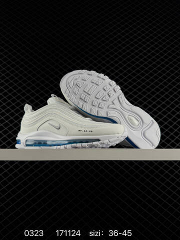 Nike Air Max 97 SE White Blue And Black Red EU 36-45 Lifestyle - Unisex (BS-72506)