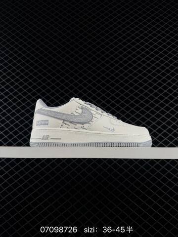 Nike Air Force 1 07 Off White Black Silver Green EU 36-45 Skate - Unisex (BS-70320)