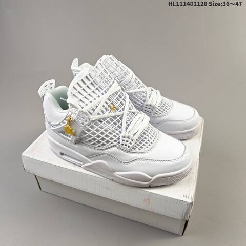 Jordan Air Jordan 4 Retro White Cream EU 36-47 Basketball - Unisex (BS-63372)