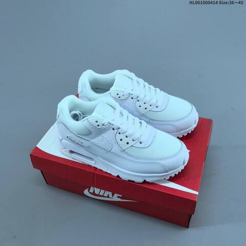 Nike Air Max 90 Black White EU 36-45 Running Shoe - Unisex (BS-60745)