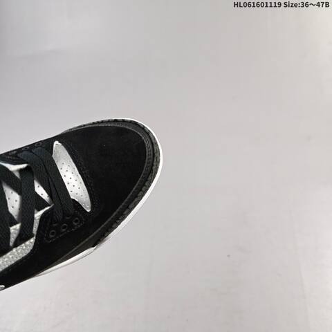 Jordan Air Jordan 3 Retro CK4348-007 Black Silver White EU 36-47 Basketball - Unisex (BS-63438)