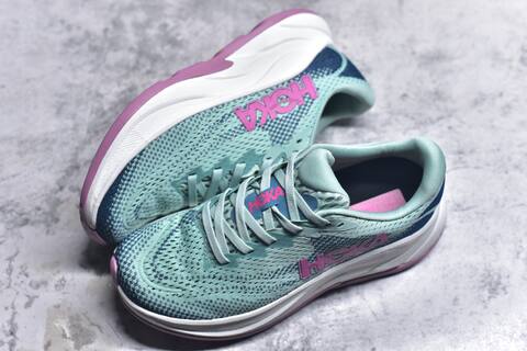 HOKA Rincon 4 Mint Blue Pink White Navy Running Shoe Running Sneakers (BS-59412)