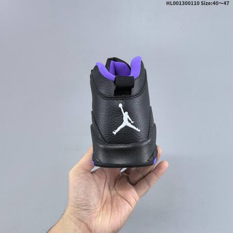 Jordan Air Jordan 10 Retro OG Sacramento Kings Black Purple EU 40-47 Basketball - Men's (BS-67023)