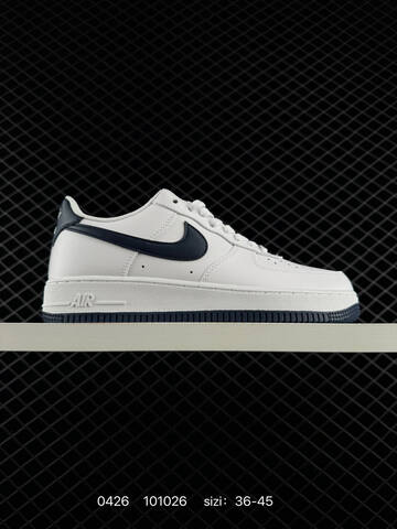 Nike Air Force 1 07 Low Multiple Colorways White Navy Blue Light Grey Embroidered Silver Swoosh White Black Light Grey Light Green EU 36-45 Lifestyle - Unisex (BS-71853)
