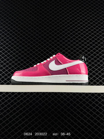 Nike Air Force 1 07 Low Hot Pink Purple White Black EU 36-45 Sneaker - Unisex (BS-70611)