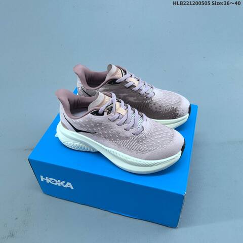 HOKA Mach 6 White Navy Mint Green EU 40-45 Running Shoe Running Sneakers - Men's (BS-69345)