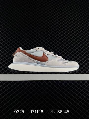 Nike Phoenix Waffle Black Grey Purple White EU 36-45 Lifestyle - Unisex (BS-72454)