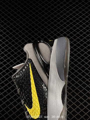 Nike Kobe 6 Protro CW2190-002 Black Grey Yellow EU 36-46 Basketball - Unisex (BS-70028)