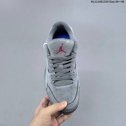 Jordan Flight Court Grey Red White 36-46 Casual - Unisex (BS-62320)