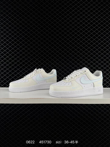 Nike Air Force 1 07 Off White White Light Blue EU 36-45 Sneaker - Unisex (BS-70653)