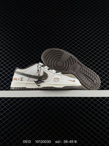 Nike SB Dunk Low Black Burgundy Silver White Brown EU 36-45 Skate - Unisex (BS-71484)