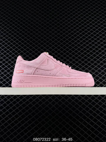 Nike Air Force 1 07 Low Supreme Wheat Yellow Red EU 36-45 Lifestyle - Unisex (BS-69900)