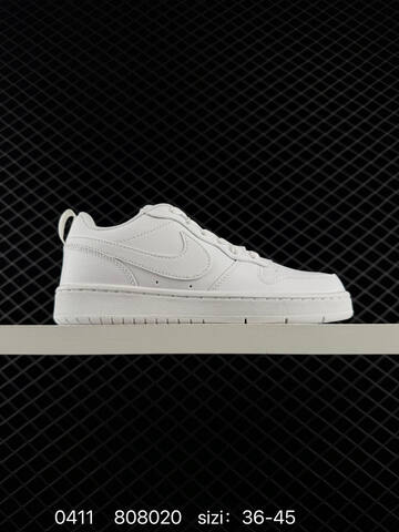 Nike Court Borough Low Triple White Black EU 36-45 Lifestyle - Unisex BS-72176