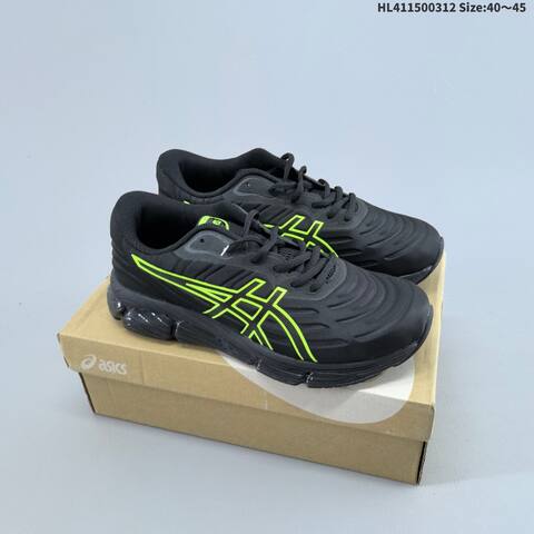 ASICS Gel-Quantum 360 VIII Black Neon Green EU 40-45 Running Shoe Running Sneakers - Men s BS-68999