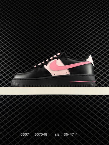 Nike Air Force 1 07 Low Black Light Pink EU 35-47 Lifestyle - Unisex (BS-70904)