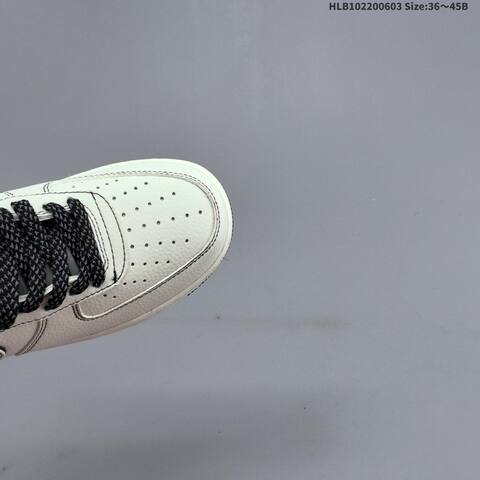 Nike Air Force 1 07 LV8 Stussy Off White Black EU 36-45 Sneaker - Unisex (BS-59980)