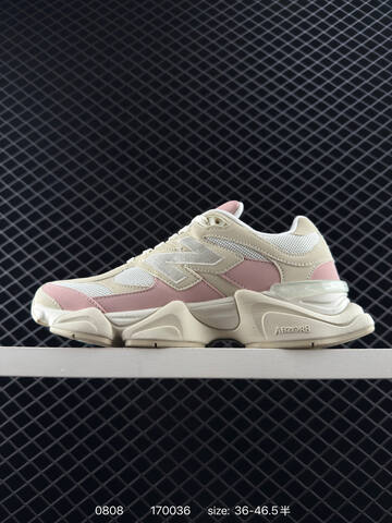New Balance 9060 Beige Pink White Yellow EU 36-46 5 Sneaker Casual Sneakers Unisex BS-82991