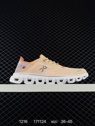 On Cloud 6 Coast White Light Blue Neon Yellow Orange EU 36-45 Running Shoe Running Sneakers - Unisex (BS-85432)