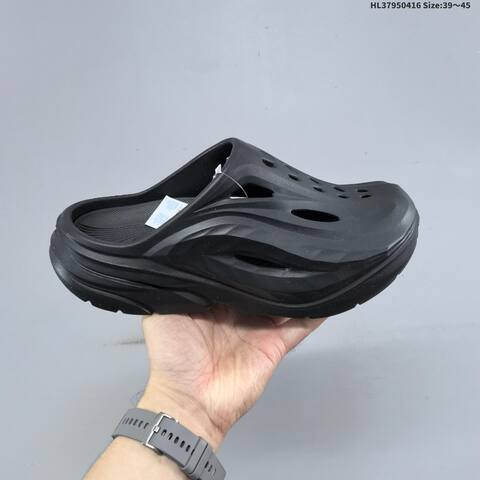 HOKA ONE ONE Ora Recovery Mule Dark Gray EU 39-45 Slides Casual Sneakers - Unisex (BS-69349)