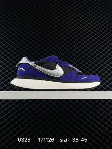 Nike Phoenix Waffle Black Grey Purple White EU 36-45 Lifestyle - Unisex (BS-72454)