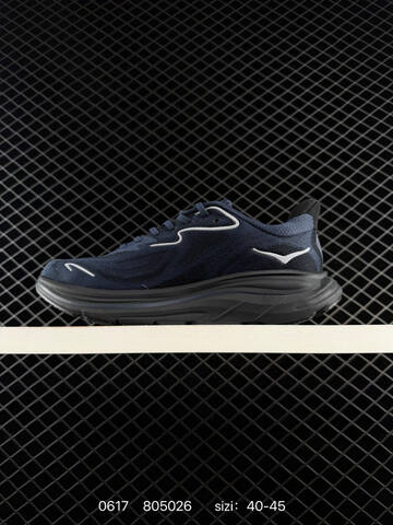HOKA ONE ONE Clifton 9 Navy Black EU 40-45 Running Shoe Running Sneakers Men s BS-86194