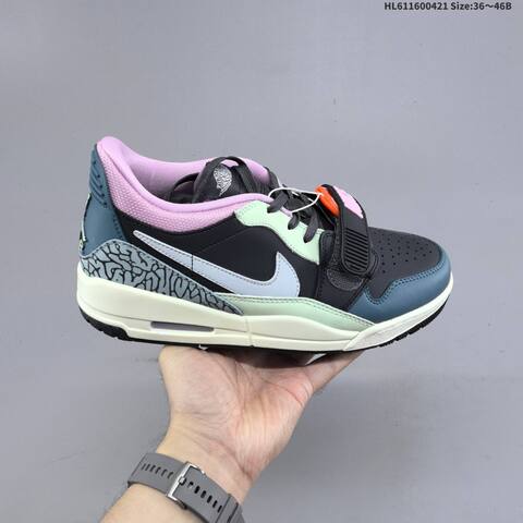 Jordan Legacy 312 Low Black Blue-grey Mint Green Pink EU 36-46 Casual - Unisex (BS-66106)
