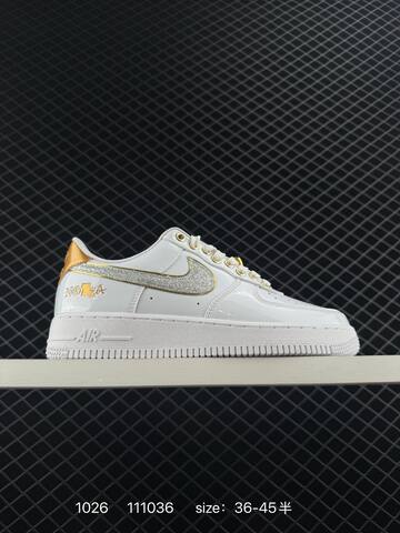 Nike Air Force 1 Low White Gold EU 36-45 Lifestyle - Unisex (BS-74569)