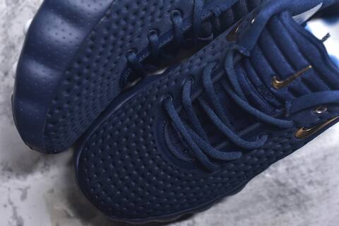 Nike Mind 002 Flyknit Navy Blue Metallic Gold White Sneaker BS-59800