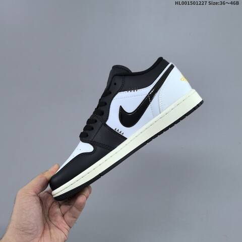 Jordan Air Jordan 1 Low Black White EU 36-46 Casual - Unisex (BS-67240)