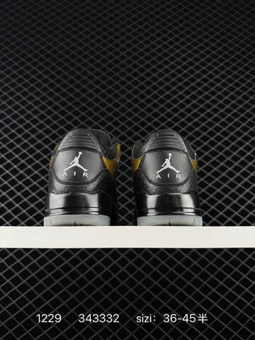 Jordan Air Jordan 3 Retro SE Black Gold Clear Grey EU 36-45 Basketball Shoe - Unisex (BS-79955)