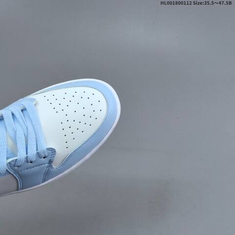 Jordan Air Jordan 1 Low Aluminum White 35 5-47 5 Casual - Unisex (BS-66999)