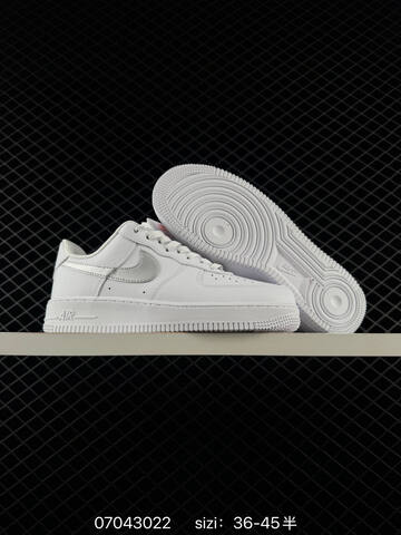 Nike Air Force 1 Low White Silver EU 36-45 Lifestyle - Unisex (BS-70424)