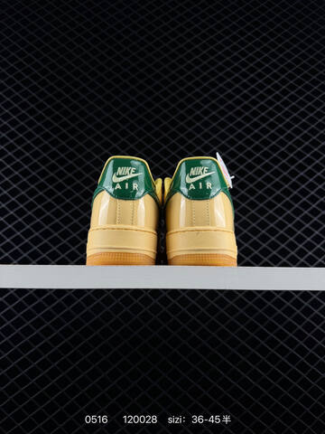 Nike Air Force 1 07 LV8 Pale Yellow Dark Green Gum Yellow EU 36-45 Skate - Unisex (BS-71424)