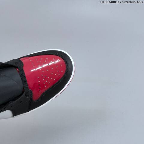 Jordan Air Jordan 1 Mid Black Red White EU 40-46 Basketball - Men's (BS-66943)
