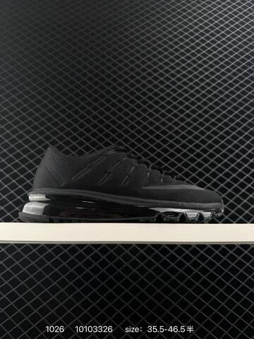 Nike Air Max 2016 Black White And White Black 35 5-46 5 Running - Unisex (BS-74543)
