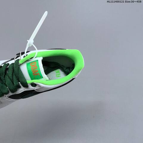 Nike Air Force 1 07 White Dark Green Bright Green Orange Black EU 36-45 Sneaker - Unisex BS-61843