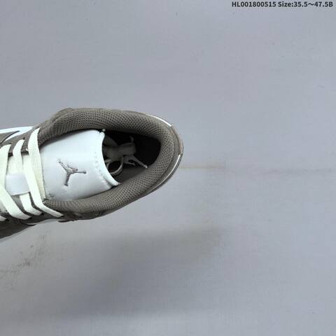 Jordan Air Jordan 1 Low White Grey 35 5 47 5 Casual - Unisex (BS-65955)