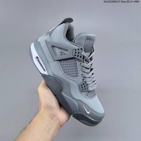 Jordan Air Jordan 4 Olive Green Black Sail 35 5-48 Basketball - Unisex (BS-66939)