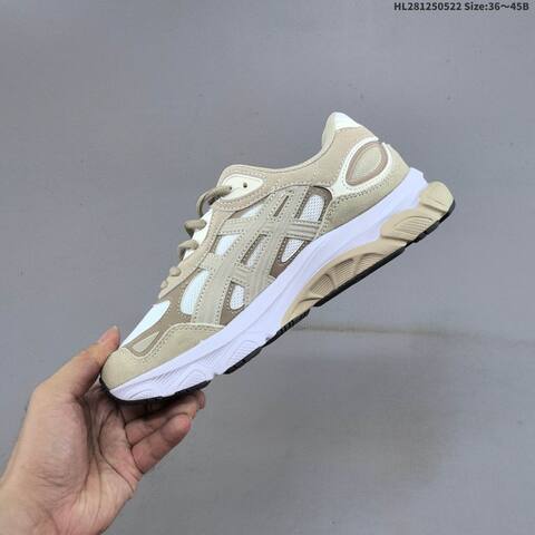 ASICS GEL NYC White Beige Grey EU 36-45 Running Shoe Running Sneakers - Unisex (BS-68813)