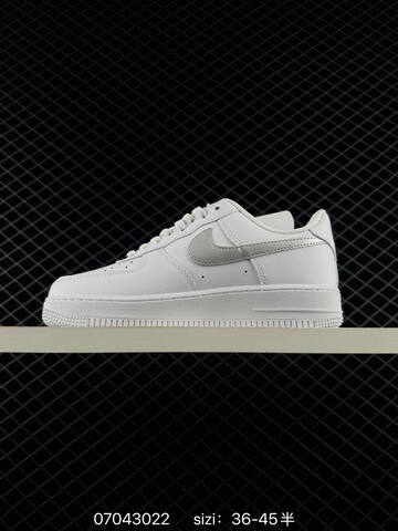 Nike Air Force 1 Low White Silver EU 36-45 Lifestyle - Unisex (BS-70424)
