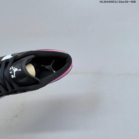Jordan Air Jordan 1 Low Black White Pink EU 36-46 Basketball - Unisex (BS-65993)